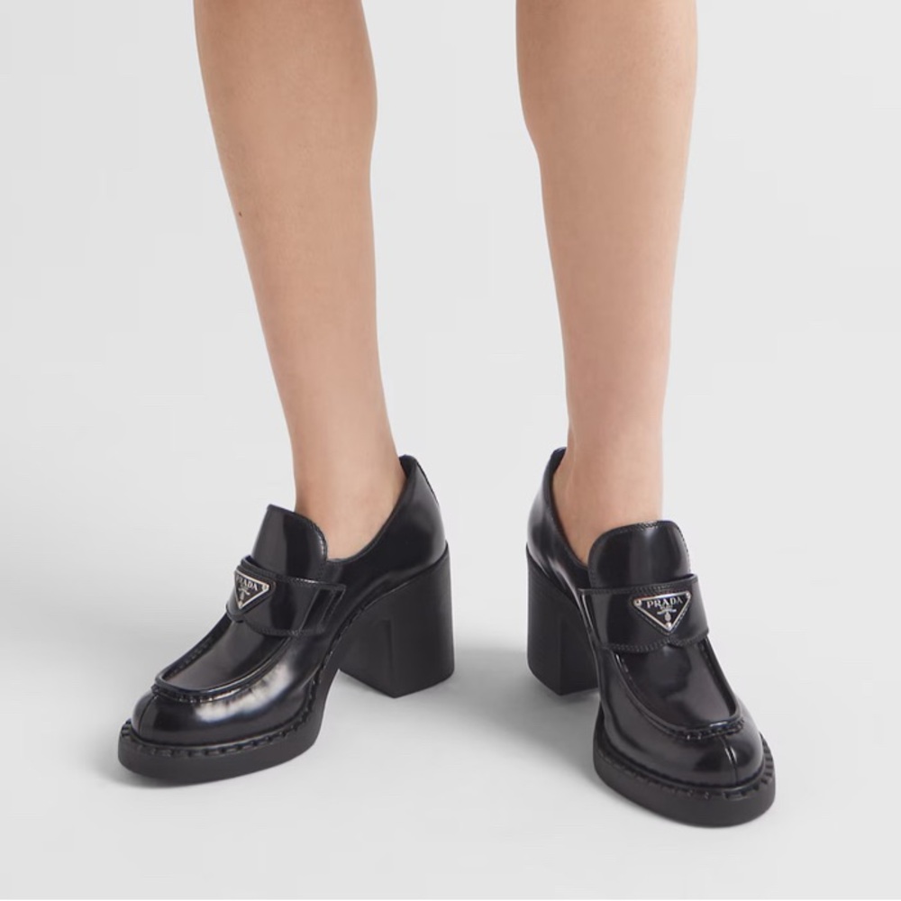 Prada Leather Loafers - Picture 2 of 7